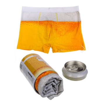 Boxershorts in Bierdose